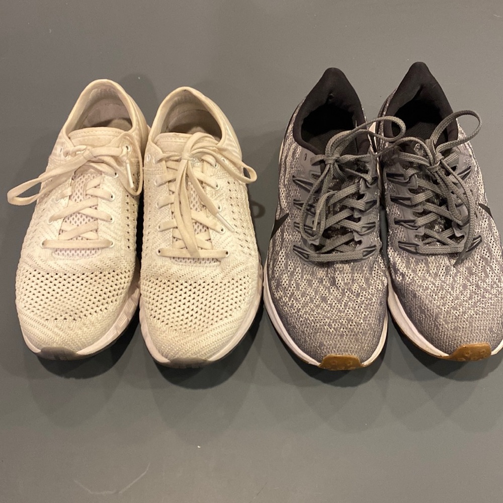 Women’s size 7.5 running shoes (2pair) Nike and UA